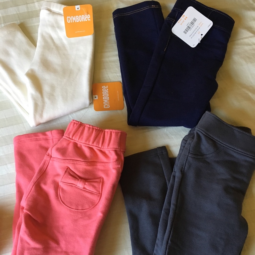 Gymboree leggings lot size 2T brand new